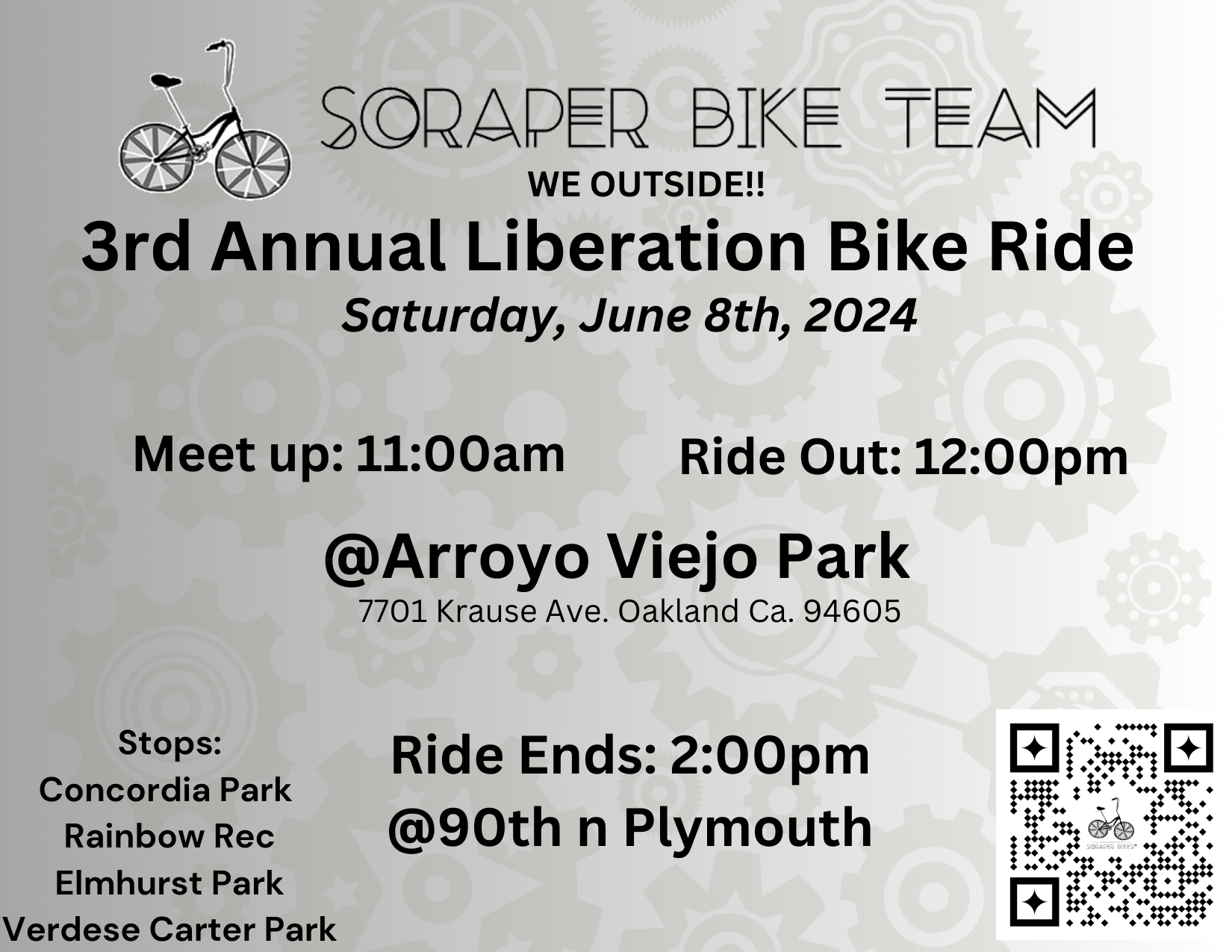 3rd Annual Liberation Bike Ride
